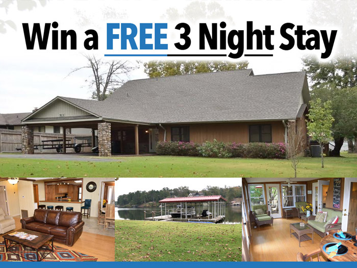 Win a FREE 3 Night vacation stay at the Lodge!